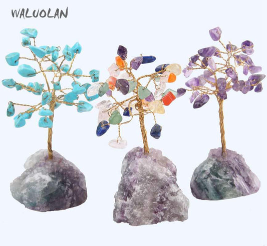 Gemstone Tree Figurine