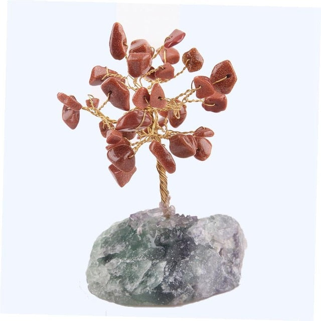 Gemstone Tree Figurine