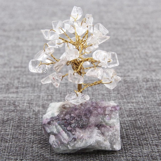 Gemstone Tree Figurine