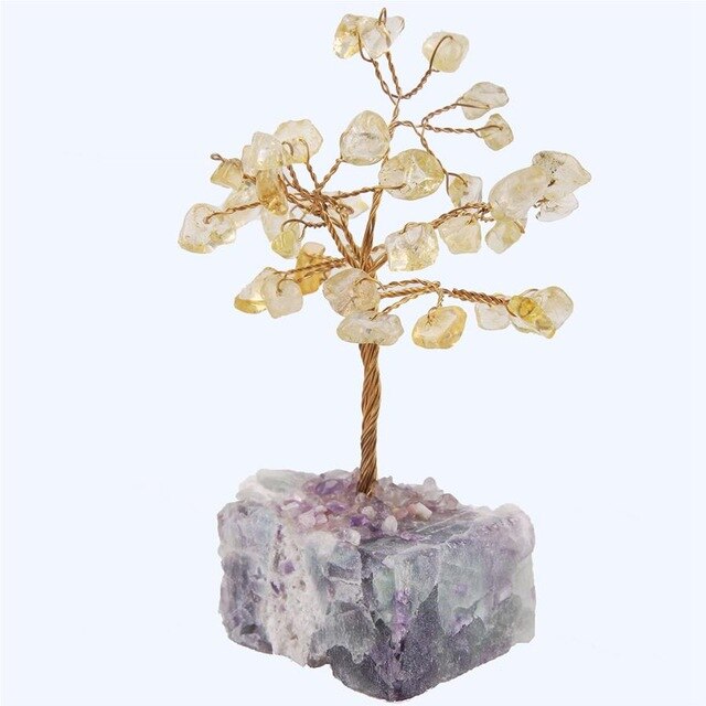 Gemstone Tree Figurine