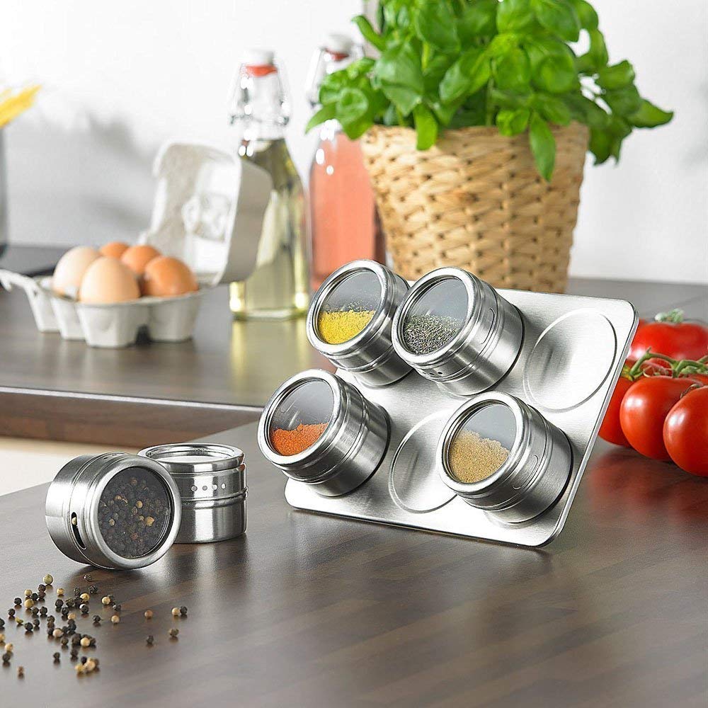 Magnetic Spice Jars