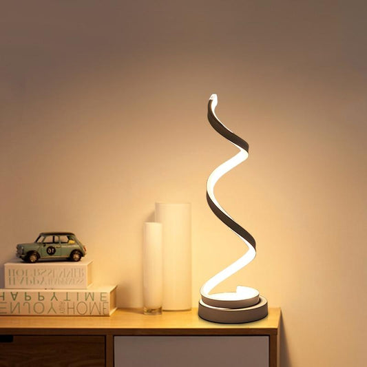 Spiral Modern Acrylic Table Lamp