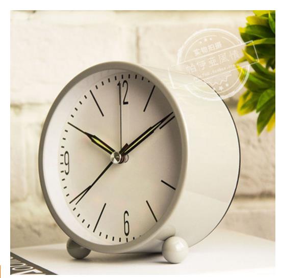 Round Desktop Alarm Clock