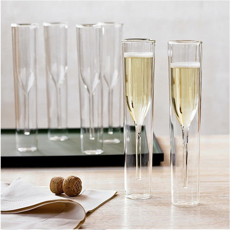 Double Wall Champagne Flute