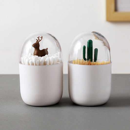 Decor Cotton Swab & Toothpick Holder