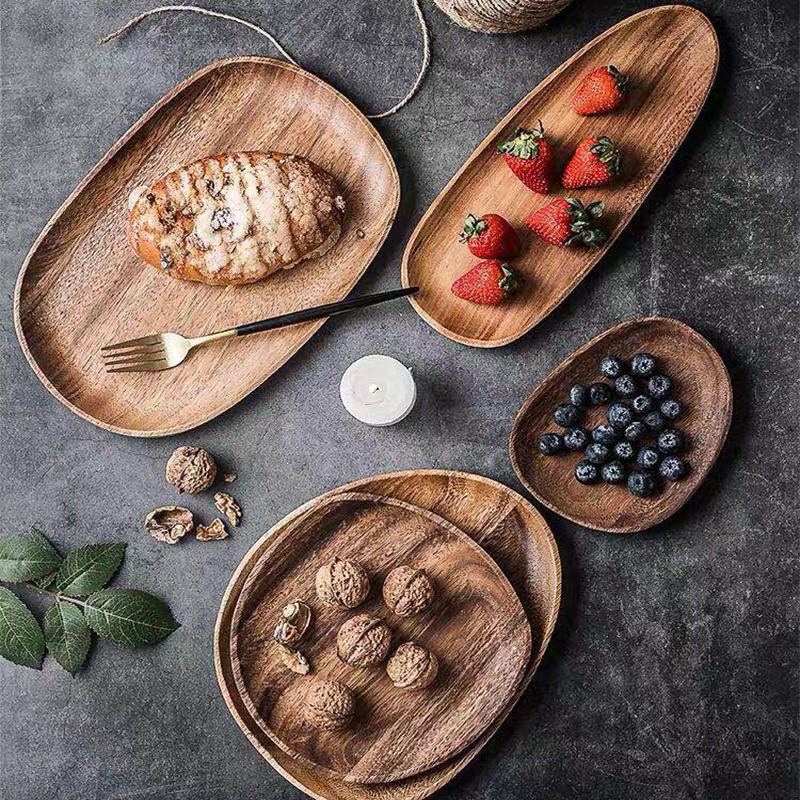 Walnut Serving Dishes