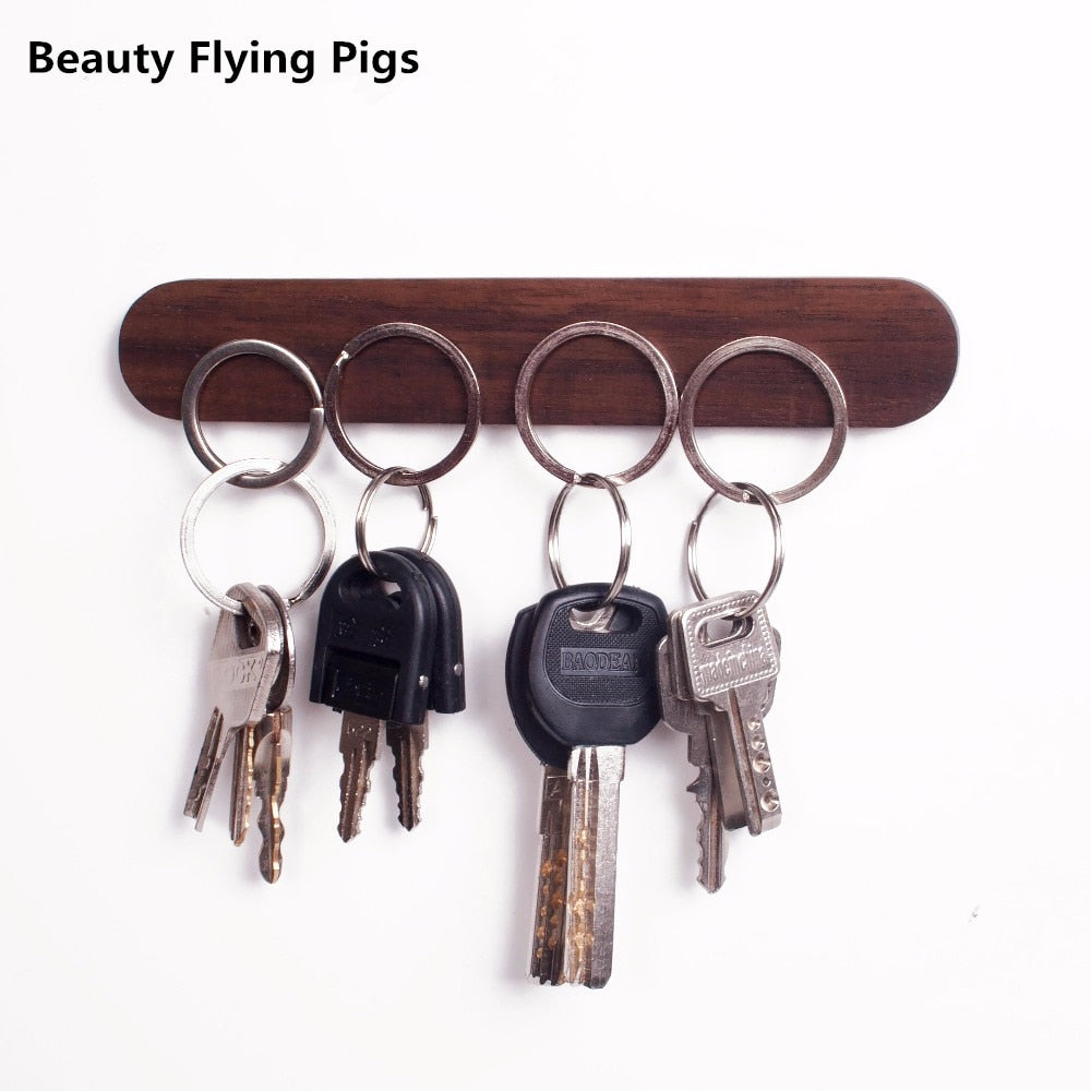 Wooden Magnetic Key Holder